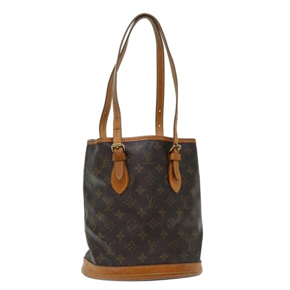 LOUIS VUITTON Monogram Bucket PM Shoulder Bag M42238 LV Auth fm3321 - Picture 1 of 15